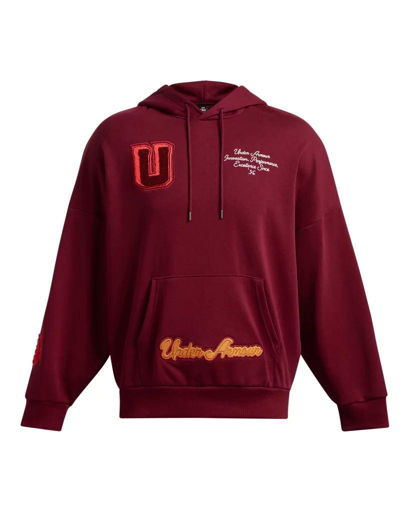 Men's UA Icon Heavyweight Terry Armour U Oversized Hoodie Product Image