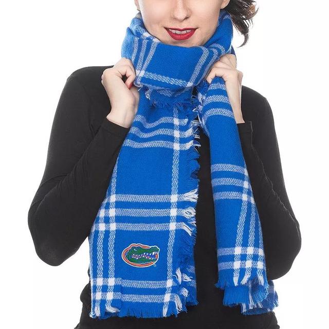 Womens ZooZatz Florida Gators Plaid Blanket Scarf Product Image