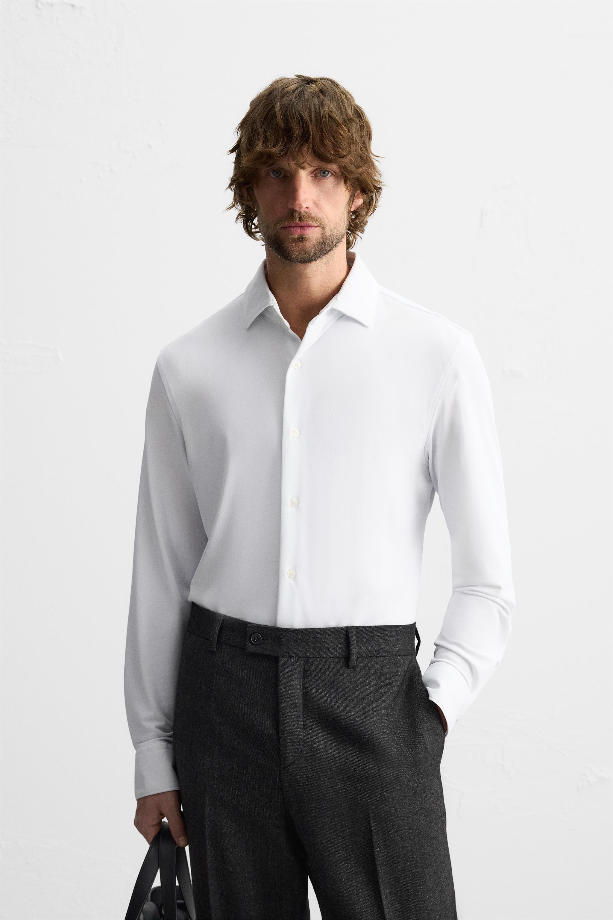 TEXTURED STRETCH SHIRT Product Image