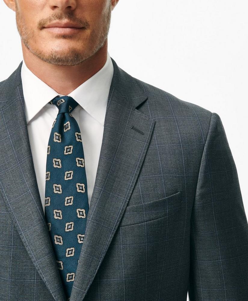 Traditional Fit Wool Windowpane 1818 Suit Product Image