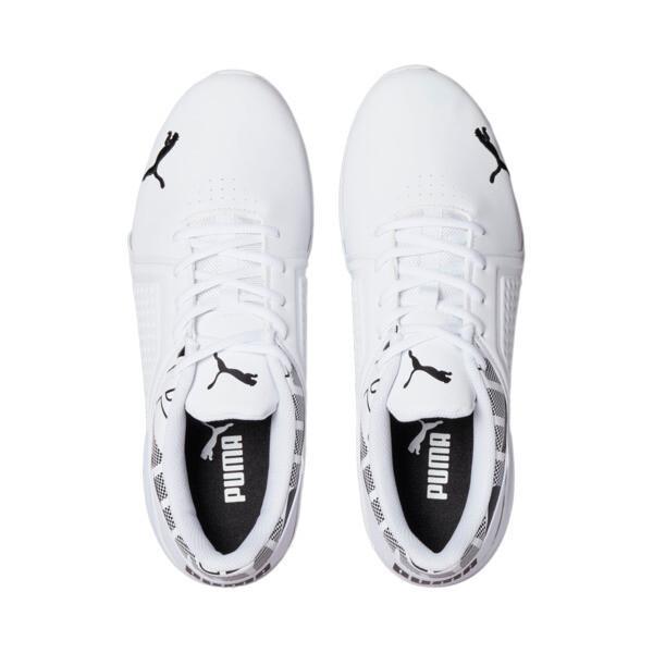 PUMA Viz Runner Repeat Men's Running Sneakers in White/Black Product Image