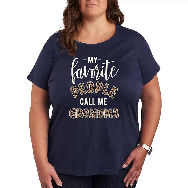 Plus Favorite People Grandma Graphic Tee, Womens Product Image