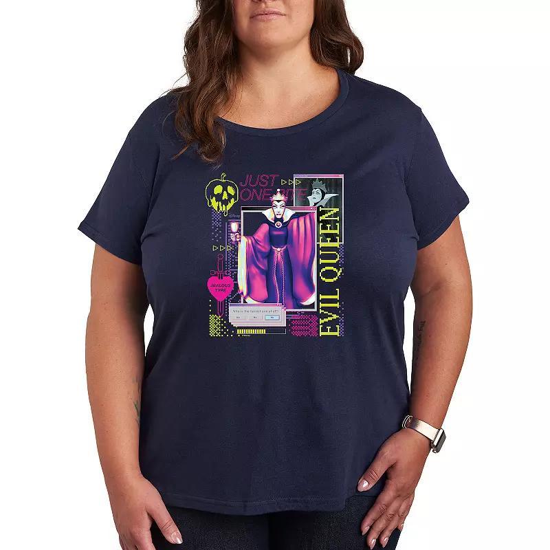 Disneys Sleeping Beauty Evil Queen Plus Size Graphic Tee, Womens Product Image