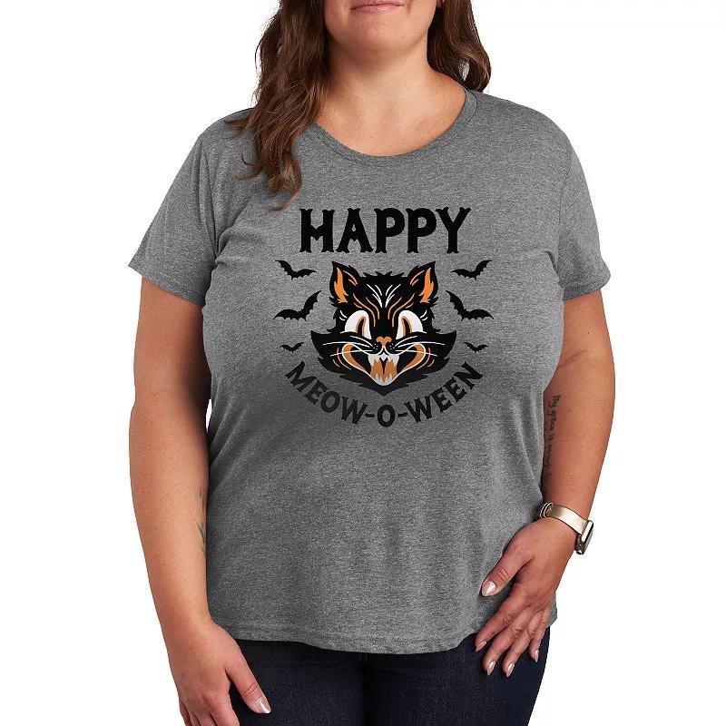 Plus Garfield Nap Sketch Graphic Tee, Womens Med Blue Product Image