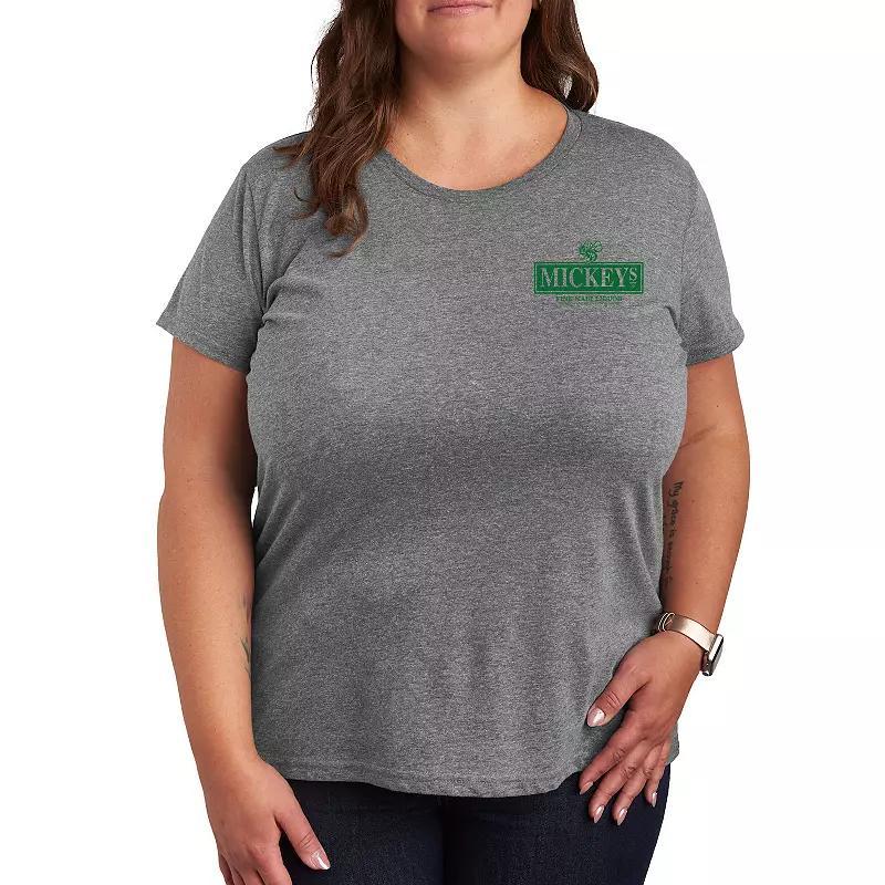 Plus Hamms Rounded Logo Graphic Tee, Womens Med Grey Product Image