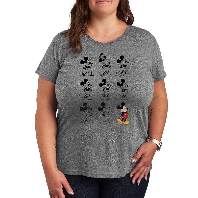 Plus Peanuts Marcie Happy Galentines Day Graphic Tee, Womens Grey Gray Product Image