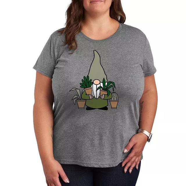 Plus Size Barbie St. Paddys Collage Graphic Tee, Womens Grey Gray Product Image