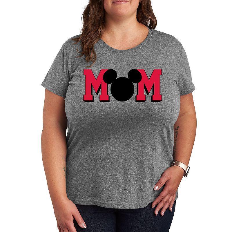 Disneys Mickey Mouse Plus Mom Graphic Tee, Womens Product Image