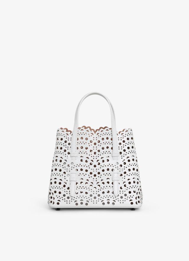 Optic White MINA 20 BAG IN VIENNE WAVE CALFSKIN Product Image