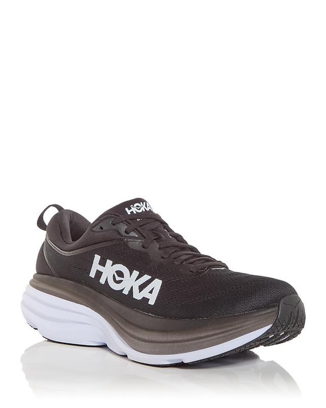 Hoka Women's Bondi 8 White) Women's Shoes Product Image