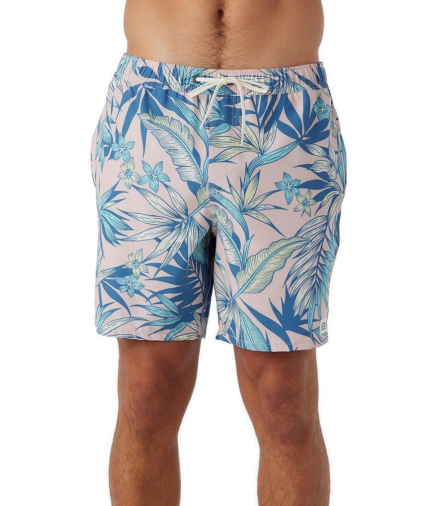 O'Neill Hermosa Elastic Waist Lined 17#double; Outseam Swim Trunks Product Image