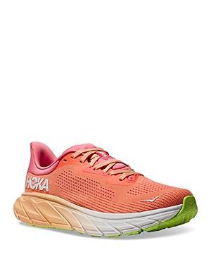 HOKA Womens Arahi 7 - Running Shoes Black/White Product Image