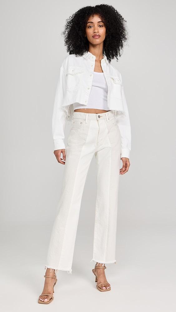 MOUSSY VINTAGE Southfork Cropped Shirt | Shopbop Product Image