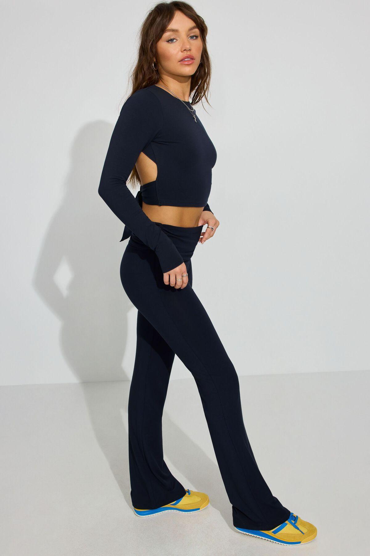 Tie Back Long Sleeve Top Product Image