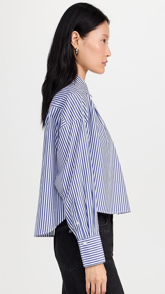 rag & bone Martha Multistripe Poplin Shirt | Shopbop Product Image