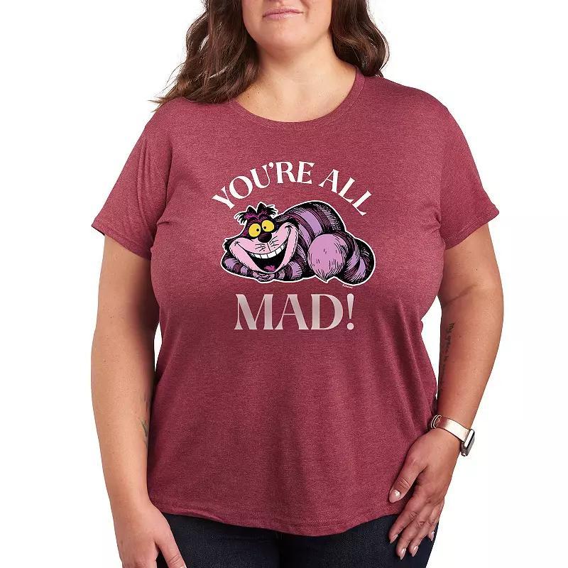 Disneys The Nightmare Before Christmas Plus Jack And Sally Love Graphic Tee, Womens Grey Wine Product Image