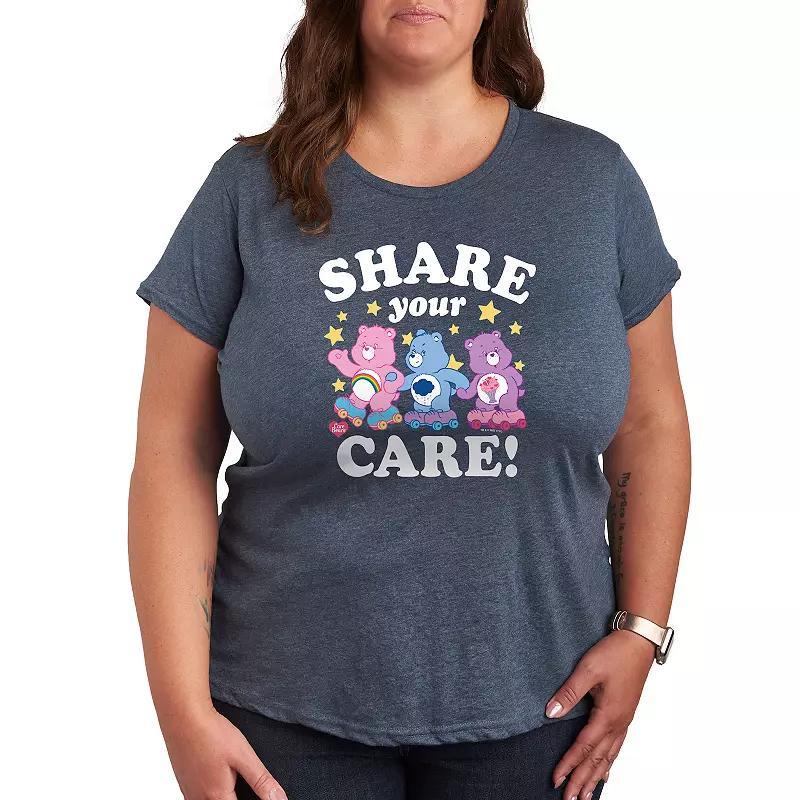 Plus Care Bears Share Your Care Graphic Tee, Womens Product Image