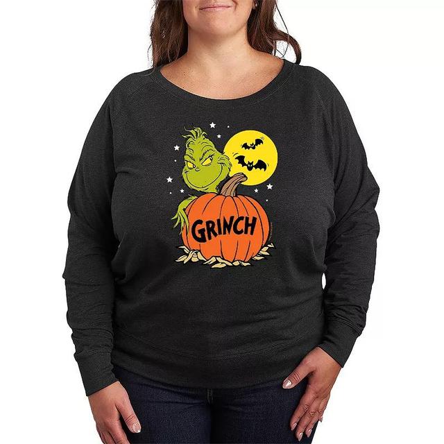 Plus Size Chucky Chucky Lets Play Lightweight French Terry Sweatshirt, Womens Heather Grey Product Image