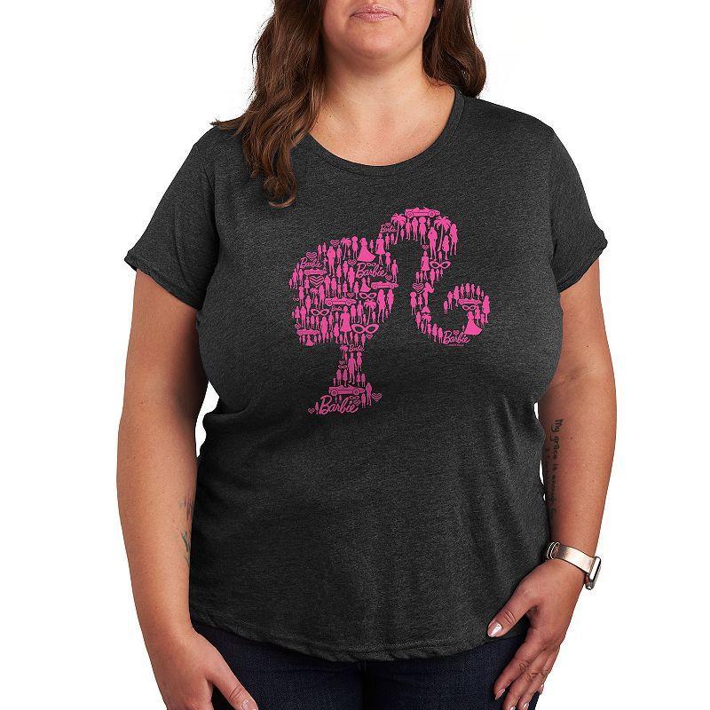 Plus Snake Nothing To Mess With Graphic Tee, Womens Grey Gray Product Image