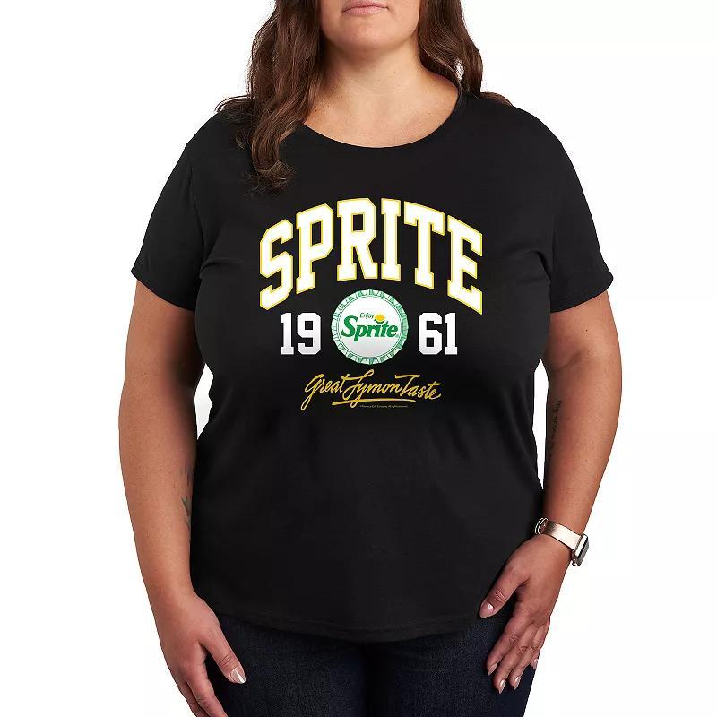 Plus Sprite Collegiate Graphic Tee, Womens Product Image