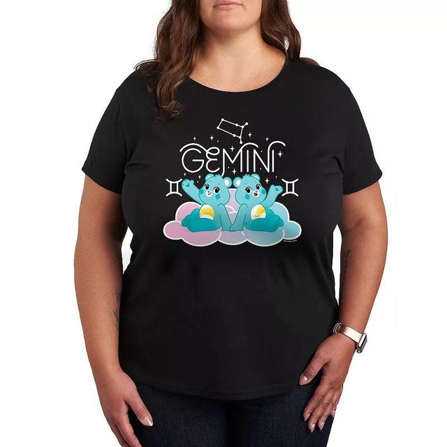 Plus Care Bears Gemini Graphic Tee, Womens Product Image