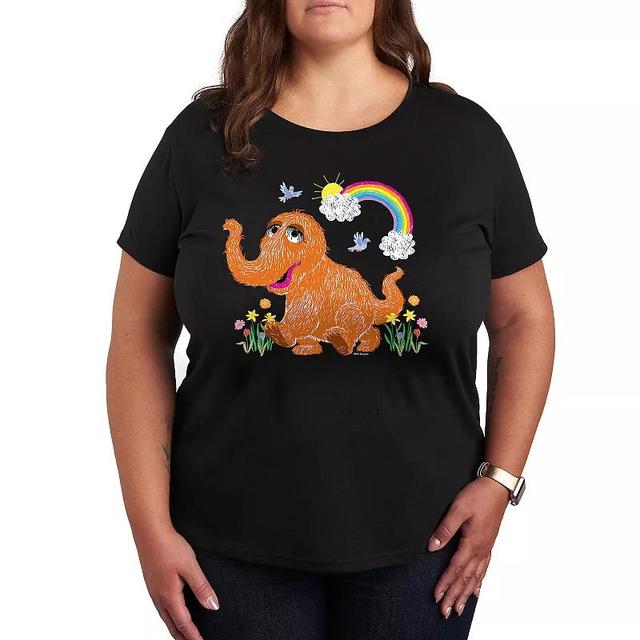 Plus Sesame Street Snuffleupagus Graphic Tee, Womens Product Image