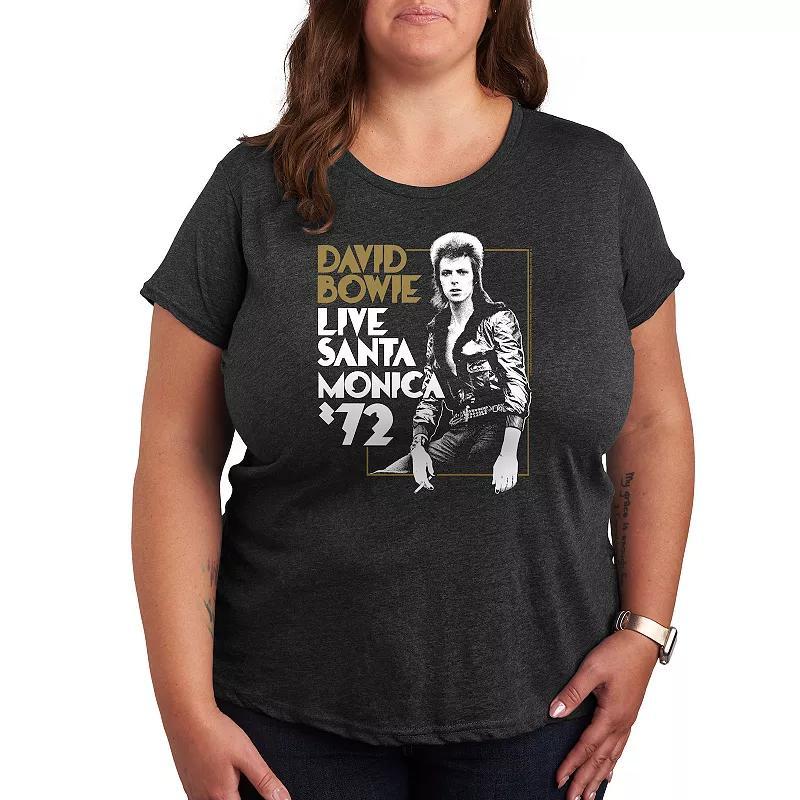 Plus Bowie Santa Monica Graphic Tee, Womens Product Image