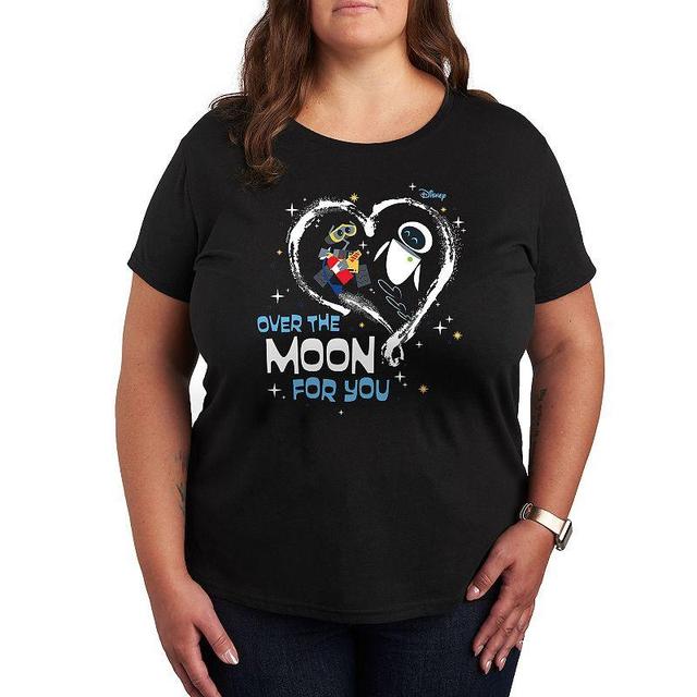 Disney / Pixars WALL-E Plus Over The Moon For You Graphic Tee, Womens Product Image