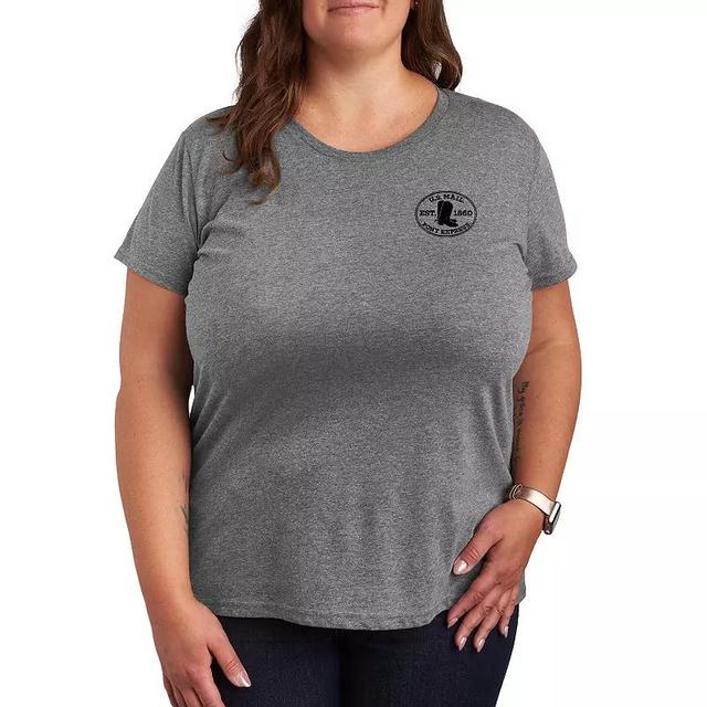 Plus Size USPS Pony Express Graphic Tee, Womens Product Image