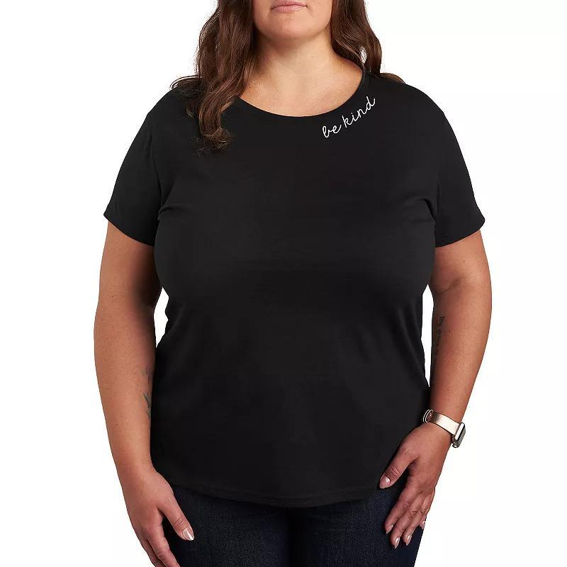 Plus Size Eat Drink And Be Thankful Graphic Tee, Women's, Size: 3XL, Black Product Image