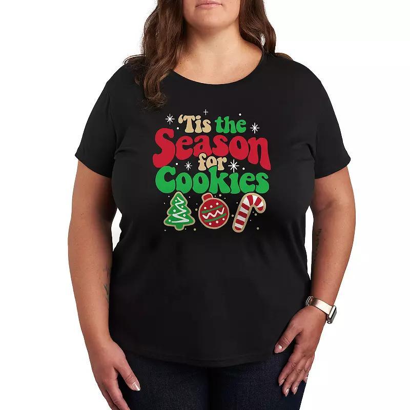 Plus Tis The Season For Cookies Graphic Tee, Girls Product Image