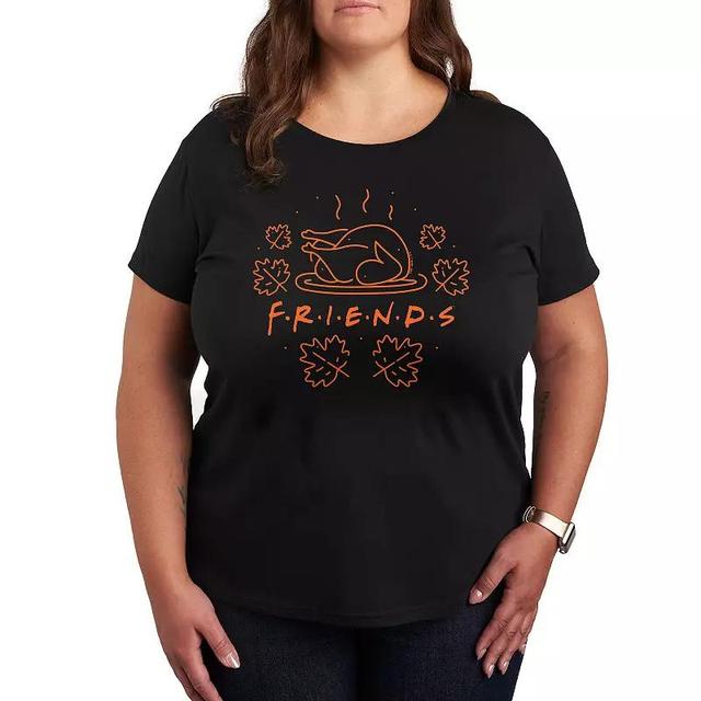 Plus Friends Logo With Turkey Graphic Tee, Womens Product Image