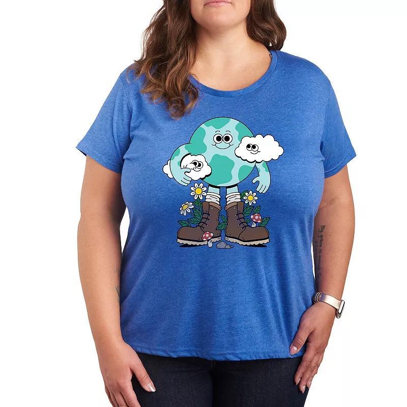 Plus Size Dr. Seuss Thing 1 2 Rainbow Graphic Tee, Womens Product Image