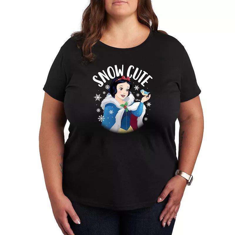 Disney Princess Snow White Plus Snow Cute Graphic Tee, Womens Product Image