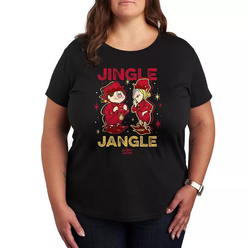 Plus The Year Without Santa Claus Jingle Jangle Graphic Tee, Womens Product Image