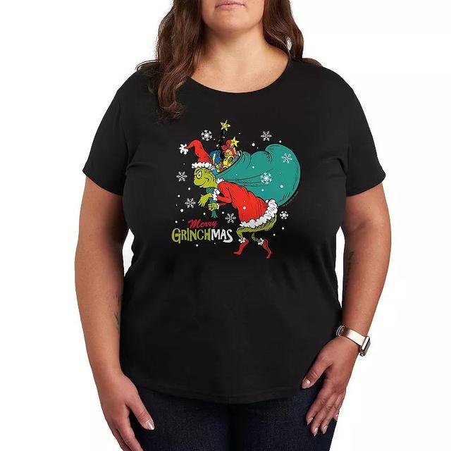 Plus Dr. Seuss The Grinch Grinchmas Toy Bag Graphic Tee, Womens Product Image