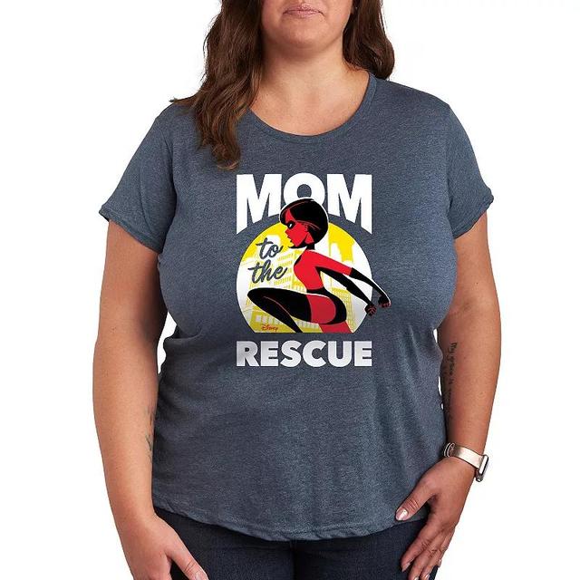 Disney / Pixars The Incredibles Plus Mom Rescue Graphic Tee, Womens Product Image