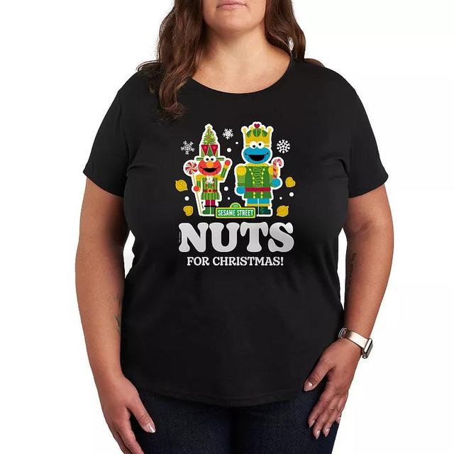 Plus Sesame Street Nuts For Christmas Graphic Tee, Girls Product Image