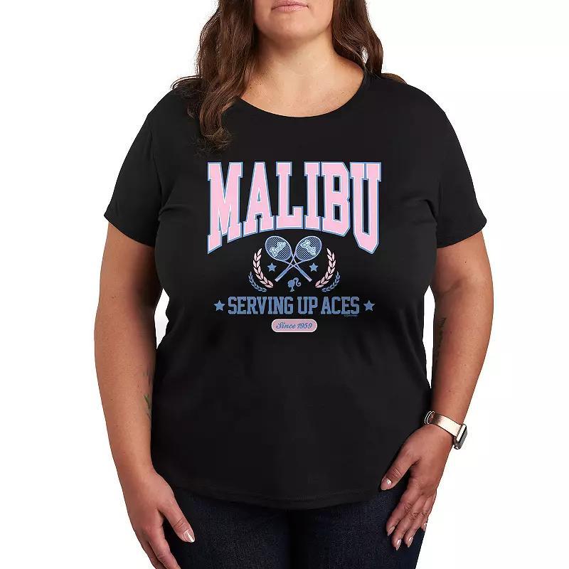 Plus Barbie Malibu Varsity Graphic Tee, Womens Product Image