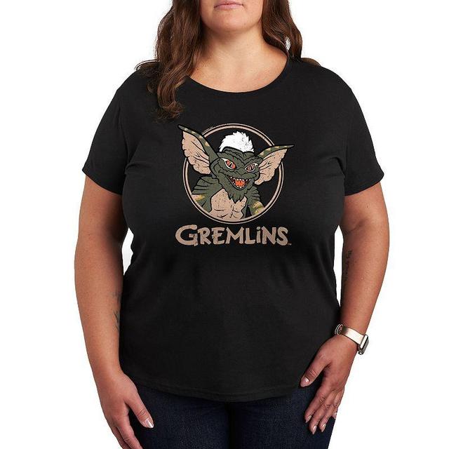 Plus Size Gremlins Drawing Graphic Tee, Girls Product Image