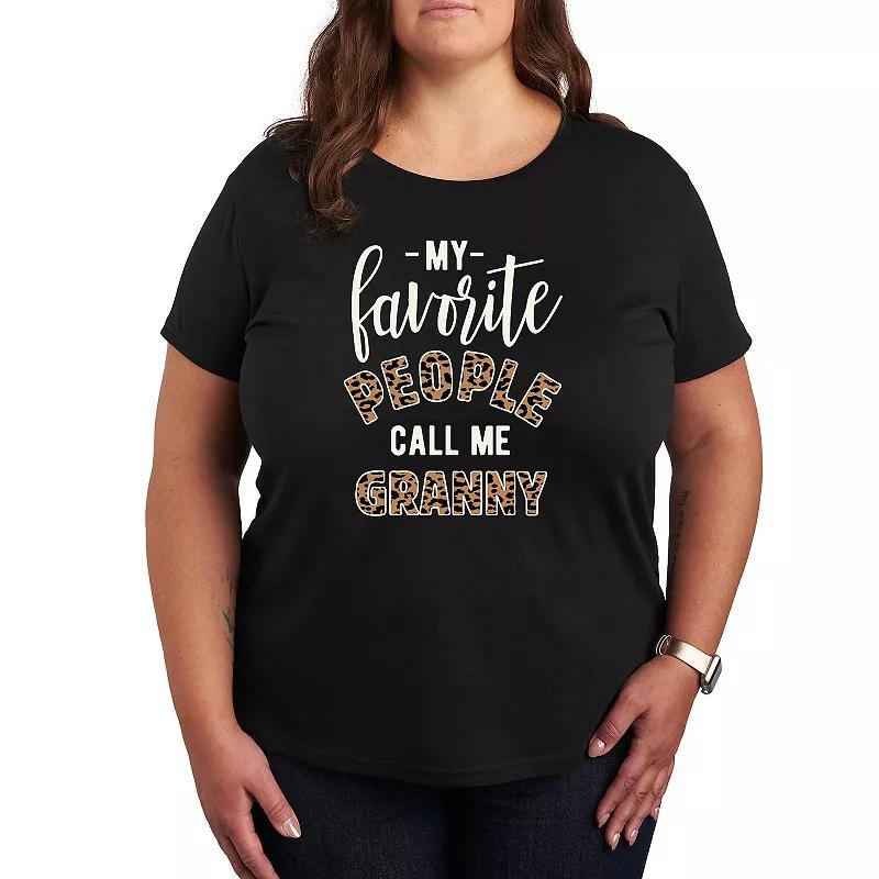 Plus Favorite People Granny Graphic Tee, Womens Product Image