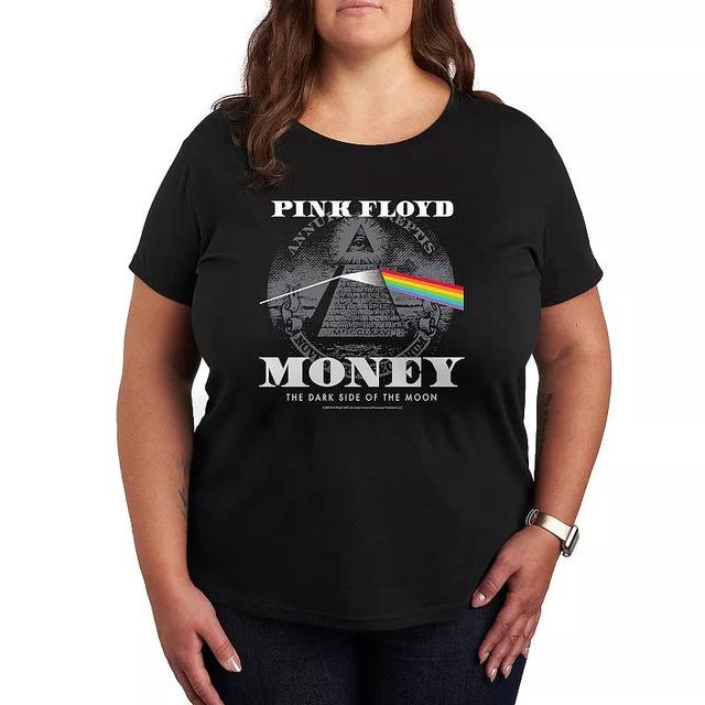 Plus Pink Floyd Money Prism Graphic Tee, Womens Product Image