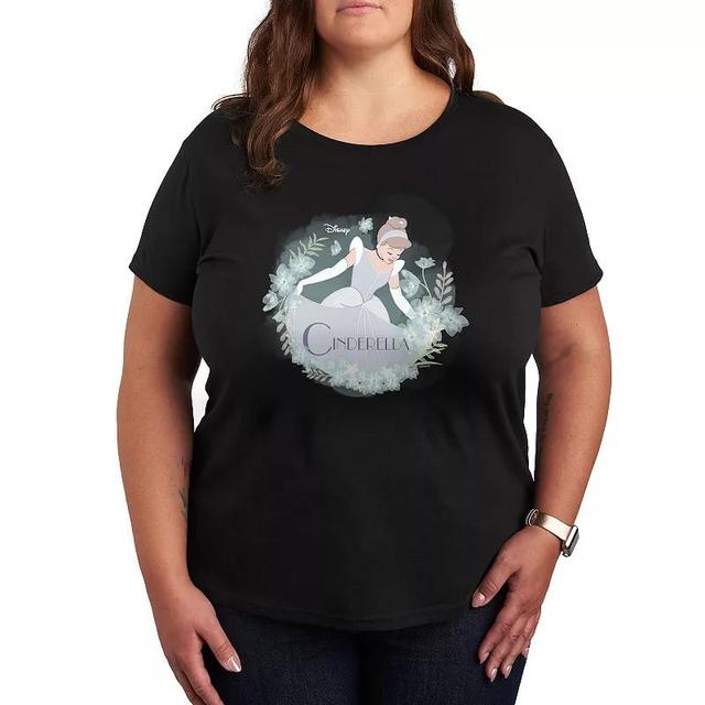 Disney Princess Cinderella Plus Graphic Tee, Womens Product Image