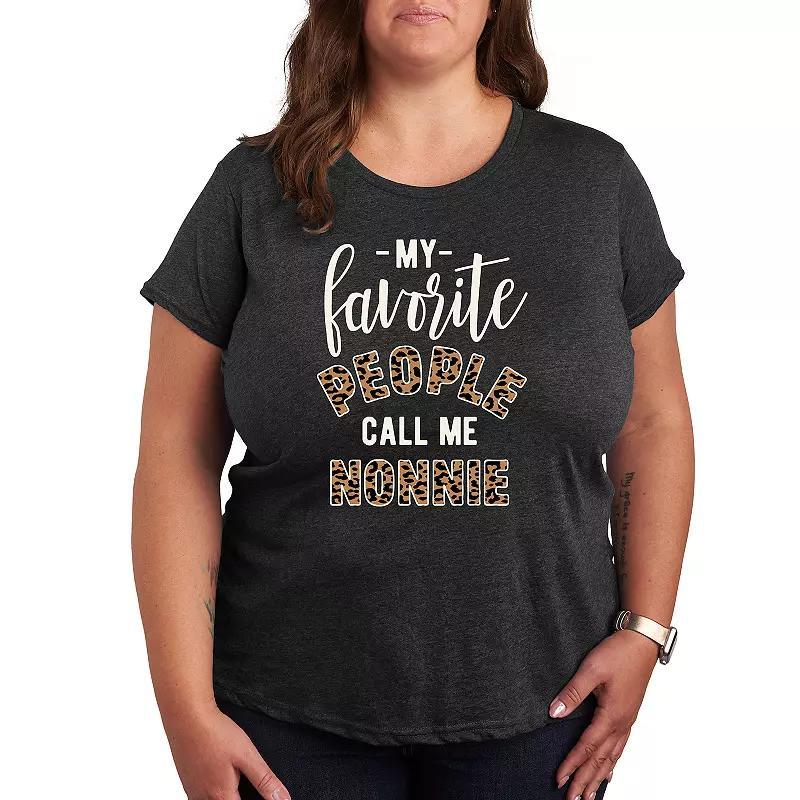 Plus Favorite People Nonnie Graphic Tee, Womens Product Image