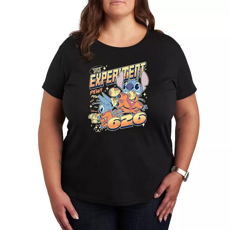 Disneys Lilo & Stitch Plus Experiment 626 Graphic Tee, Womens Product Image