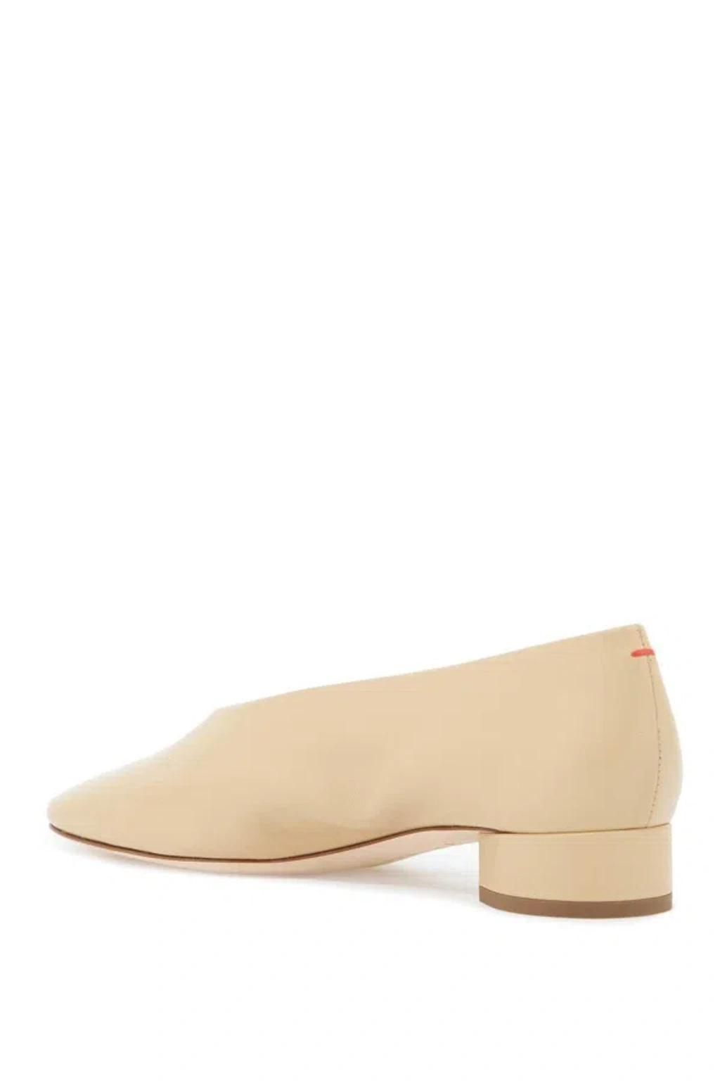 Off-white Delia Ballerina Flats In Beige Product Image