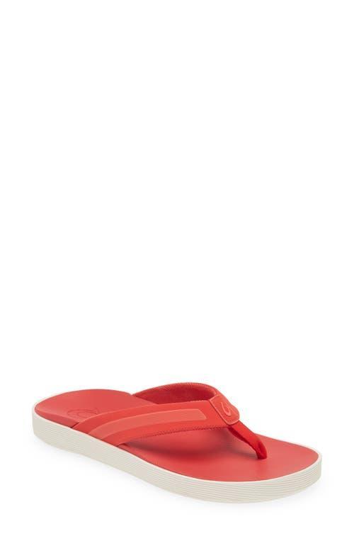 OluKai Leeward Lava/Red Lava) Men's Shoes Product Image