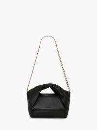 MEDIUM TWISTER - LEATHER TOP HANDLE BAG in black | JW Anderson US  Product Image