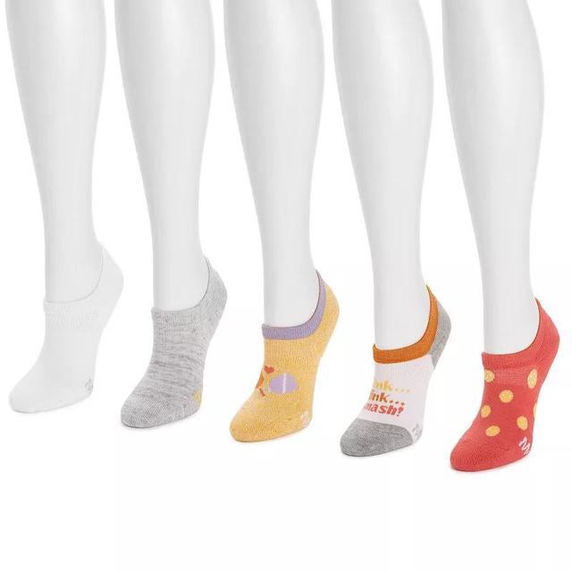 Womens MUK LUKS 5-Pack Pickleball No Show Socks Product Image