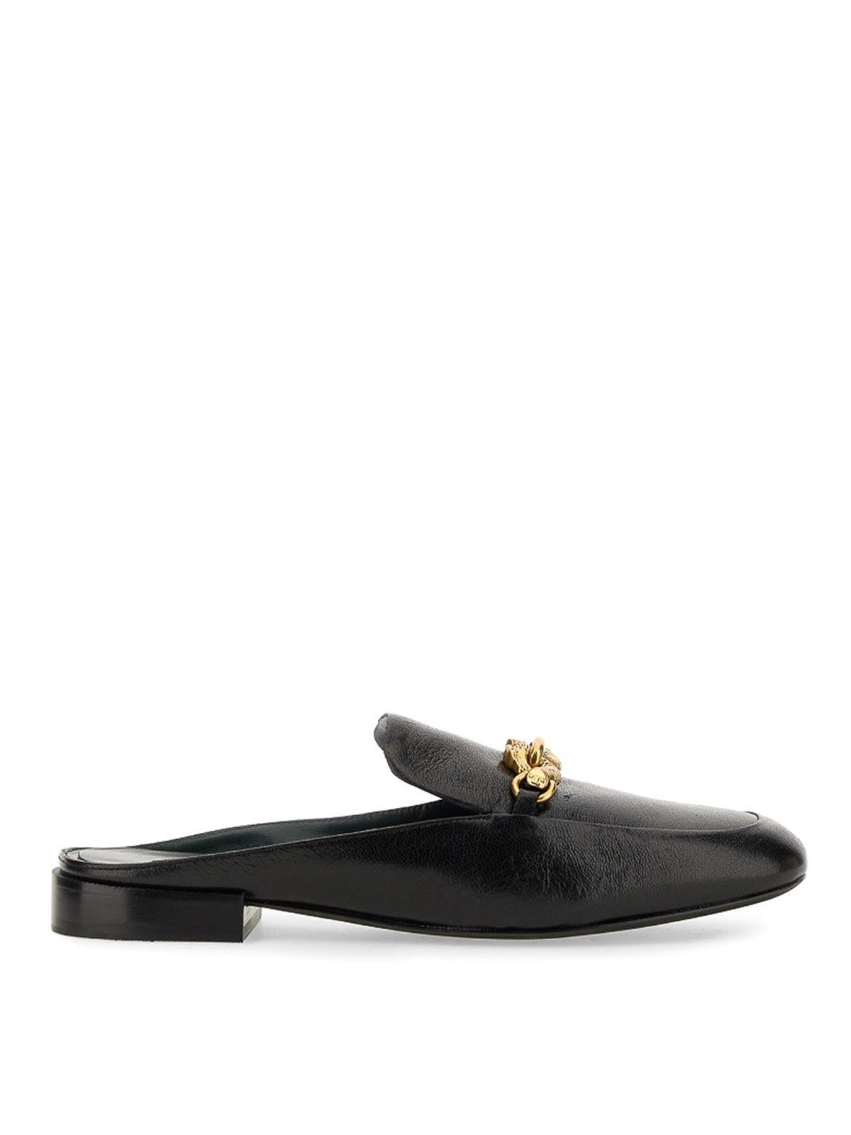 TORY BURCH Jessa Backless Loafers In Black Product Image